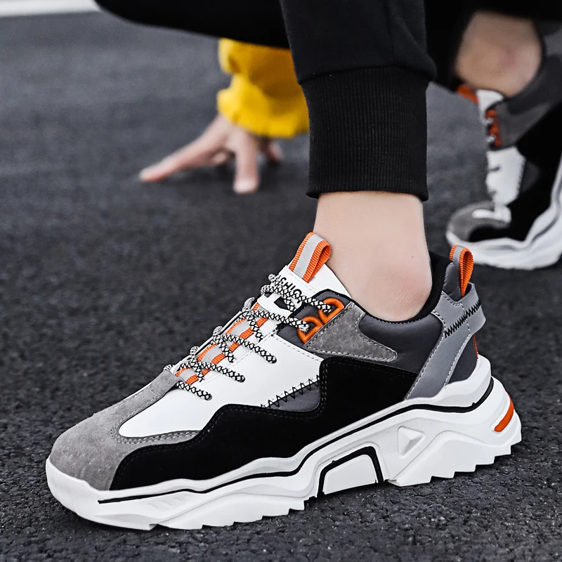 

Men's Casual Shoes Men Sneakers Tenis Masculino Adulto Leather Leisure Suede Fashion Casual Shoes Zapatos De Hombre Dropshipping