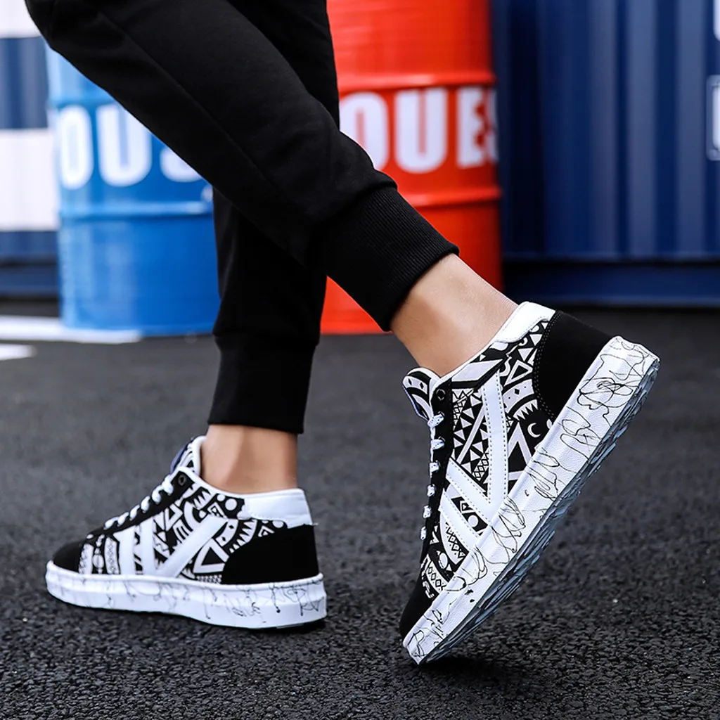 Мужская обувь сезон осень Модная студенческая Повседневная парусиновая с