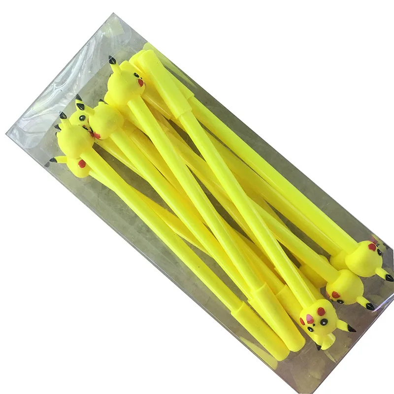 Гелевая ручка Pokemon Pikachu канцелярские принадлежности для студентов и учебы