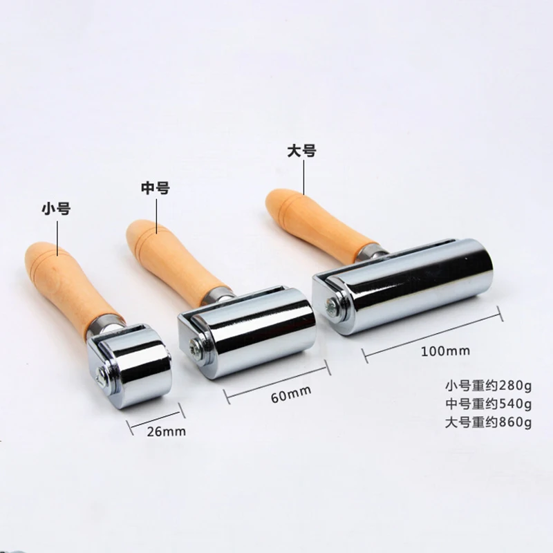 

Professional New 26/60/100mm Leather Glue Edges Laminating Roller Craft DIY Handmade Crease Tool Leather Craft Roller