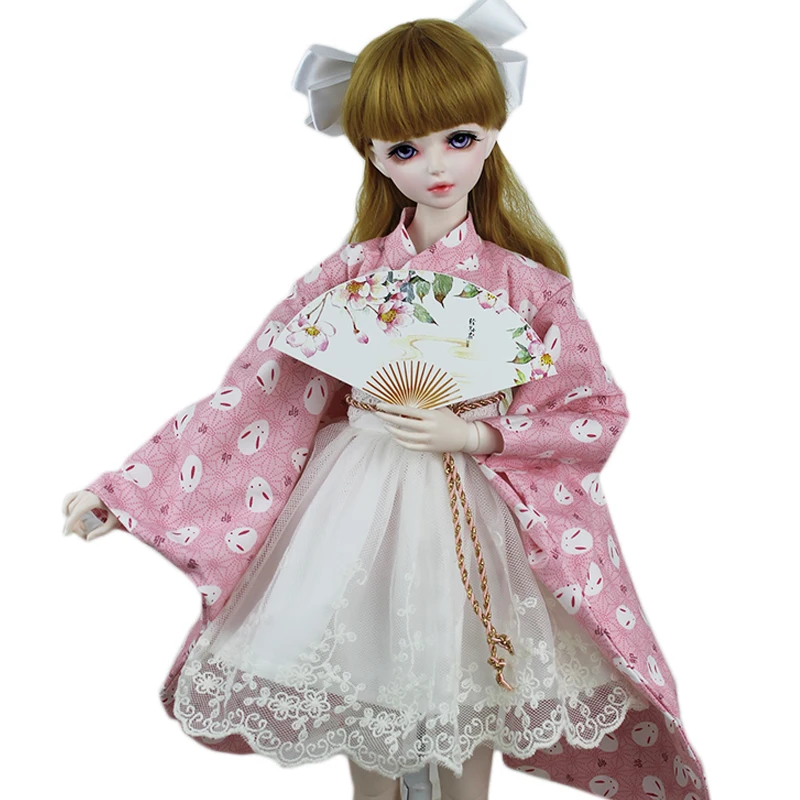 1/6 1/4 1/3 BJD аксессуары Кукла Одежда японское кимоно юката+ юбка для BJD/SD, не включает в себя куклы, обувь, парик и другие E2495