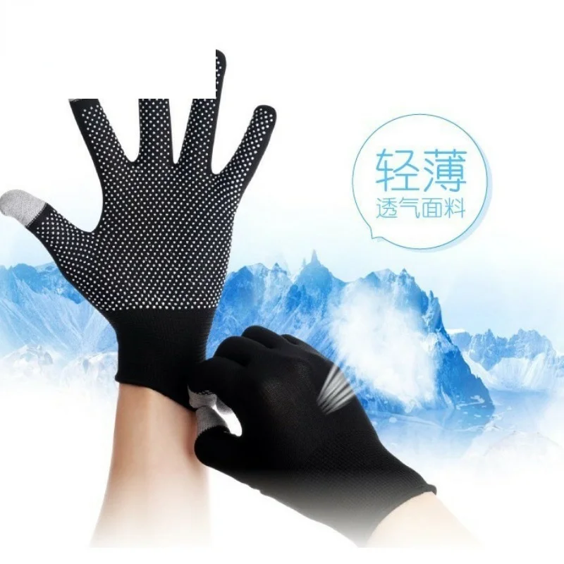 

Anti-skid GEL Touch Screen Gloves Summer Thin Riding/Driving/Mountaineer Wrist Gloves Men Women Sport Running