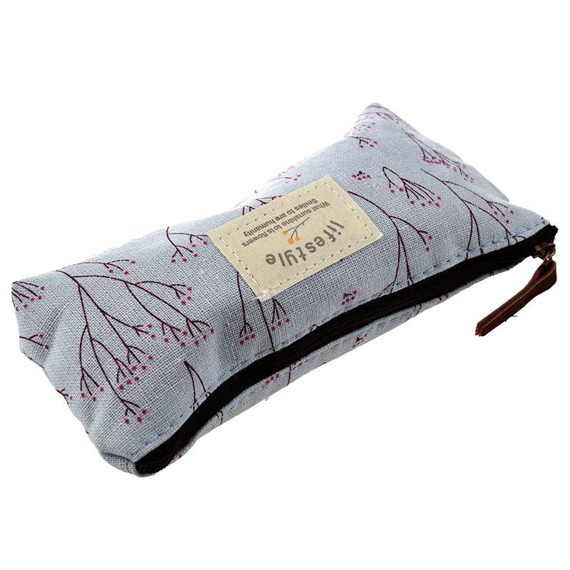 Цветочный тканевый Карандаш Чехол косметичка макияж студентов чулок