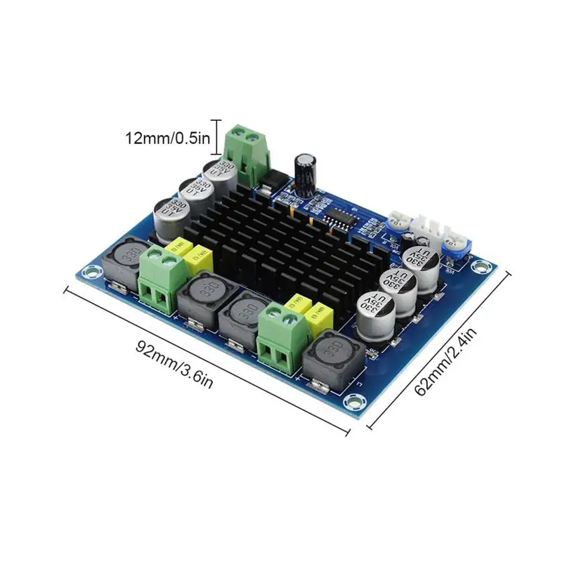 

120W*2 Dual Channel Stereo Sound Amplifier Board 240W High Power Digital Audio Power Amplifier Module TPA3116D2