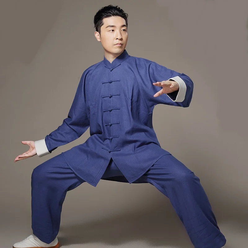 Тай Чи Униформа кунг фу наряд Восточное ушу представление костюмы китайский воин