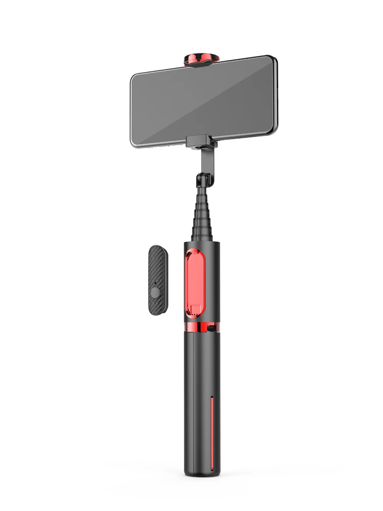 

Bluetooth self timer 202 pink metal material is suitable for the mainstream smart hand selfie-stick