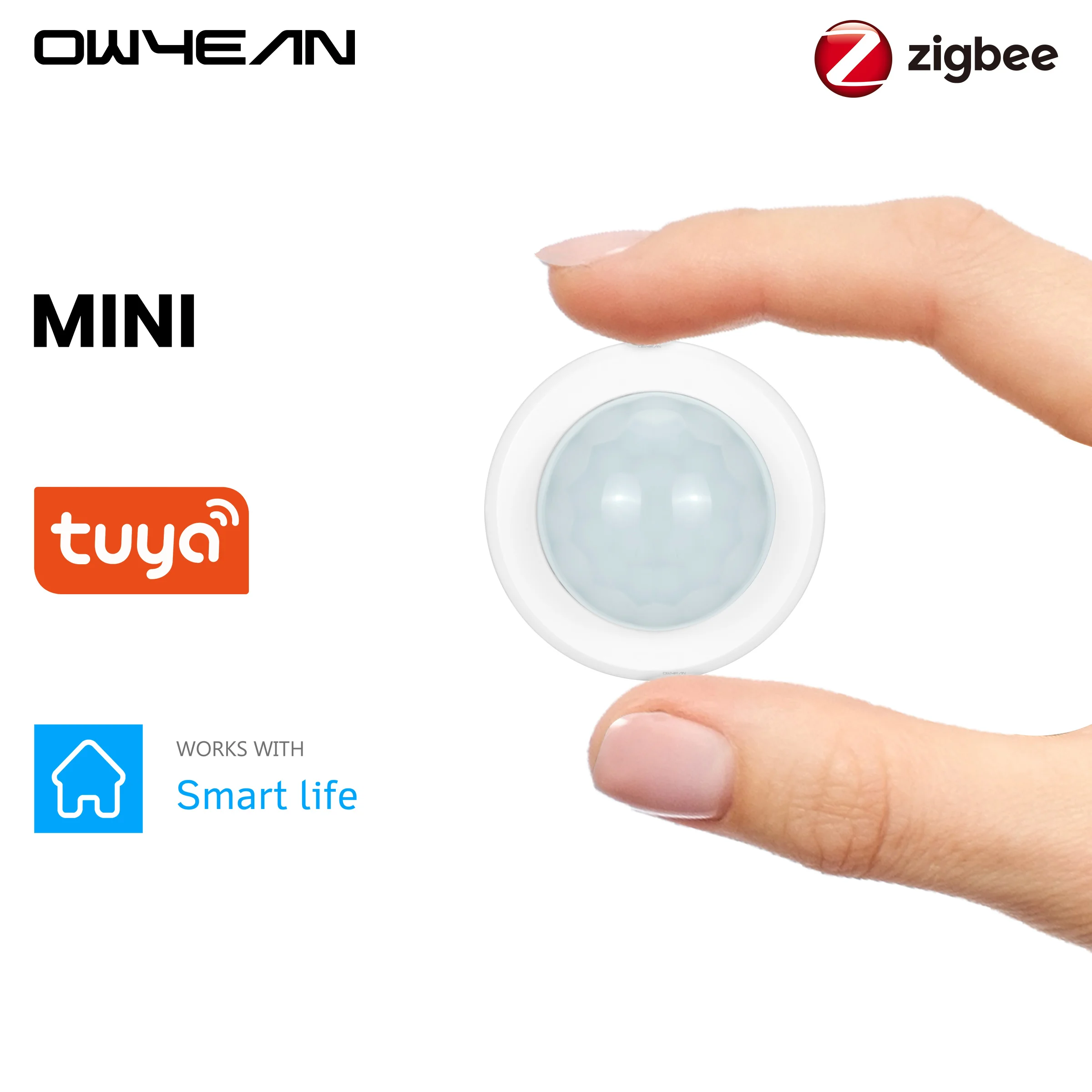 

Датчик движения человеческого тела Zigbee 3,0 Tuya, миниатюрный датчик с PIR-датчиком для умного дома, для безопасности, с беспроводным подключением