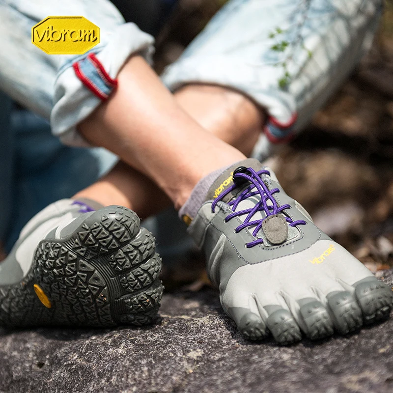 Vibram Fivefingers V-Alpha women's Sneaker Cross-country Running Outdoor Army Color Five Fingers Parkour Adventure Shoes