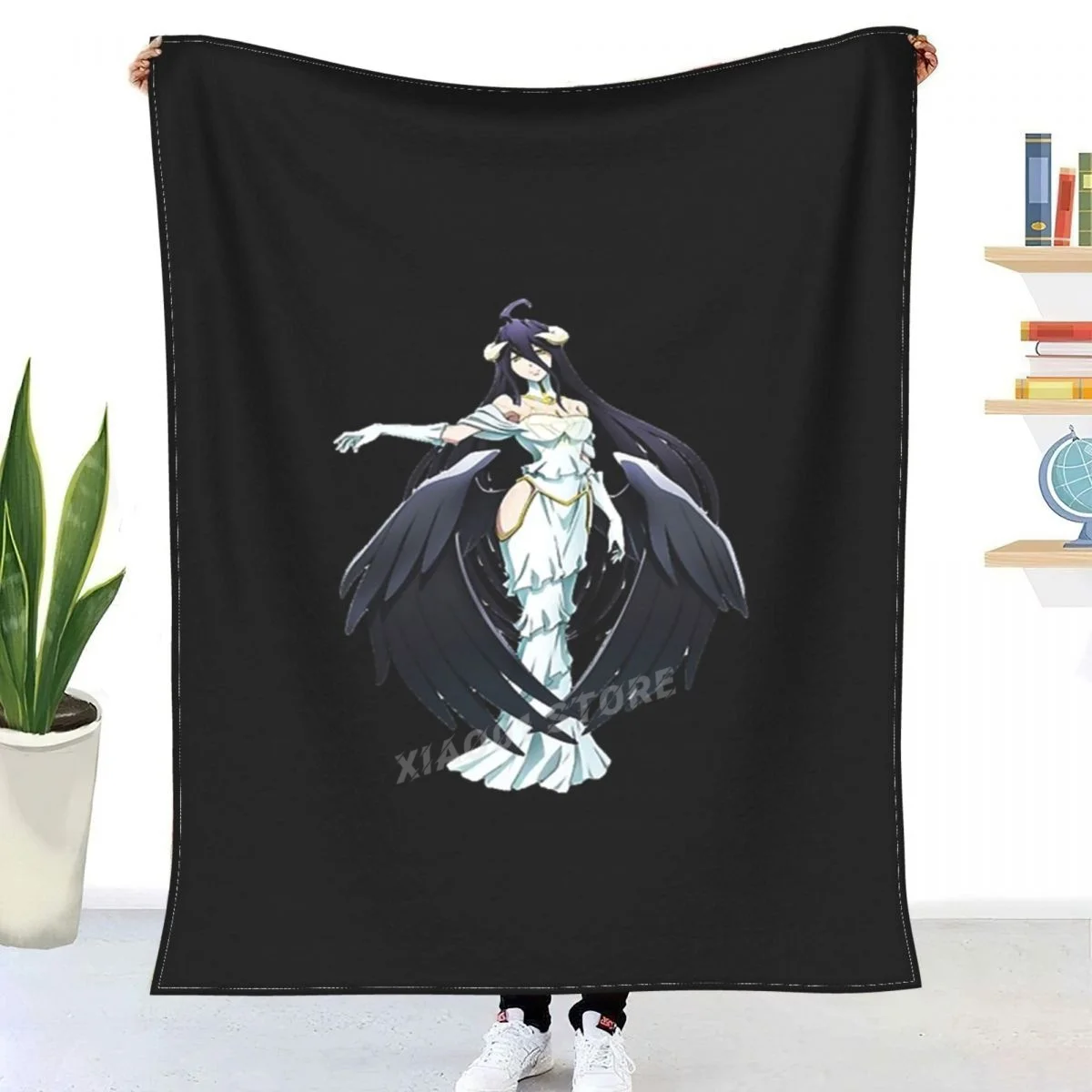 

Плед Overlord Albedo, шерпа, одеяло, постельное белье, мягкое одеяло s