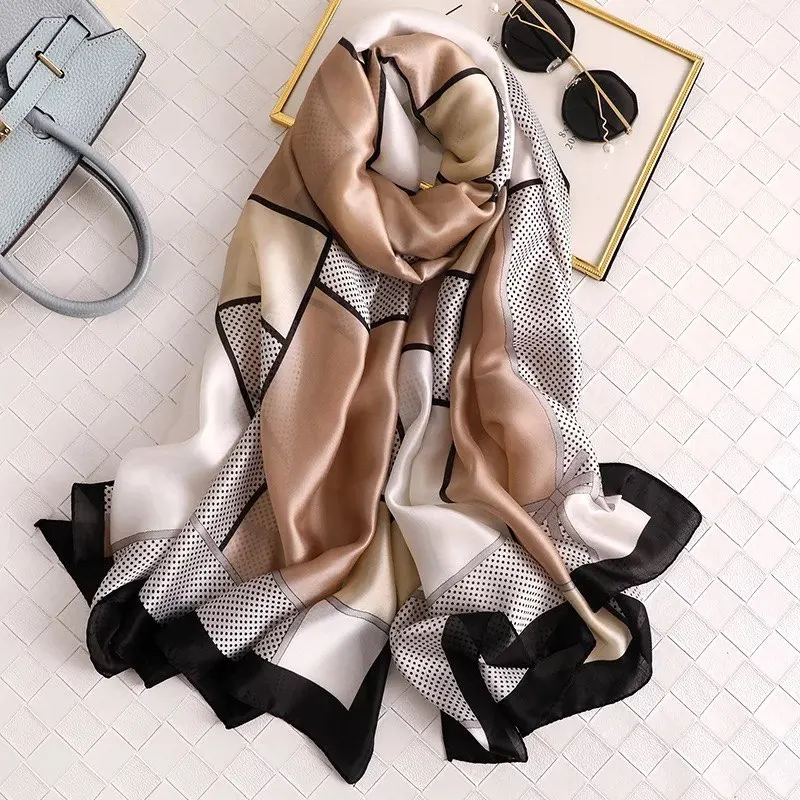 free shipping summer women silk scarf female scarves ladies beach wrap chiffon shawl bandanna sunscreen foulard muffler pareo