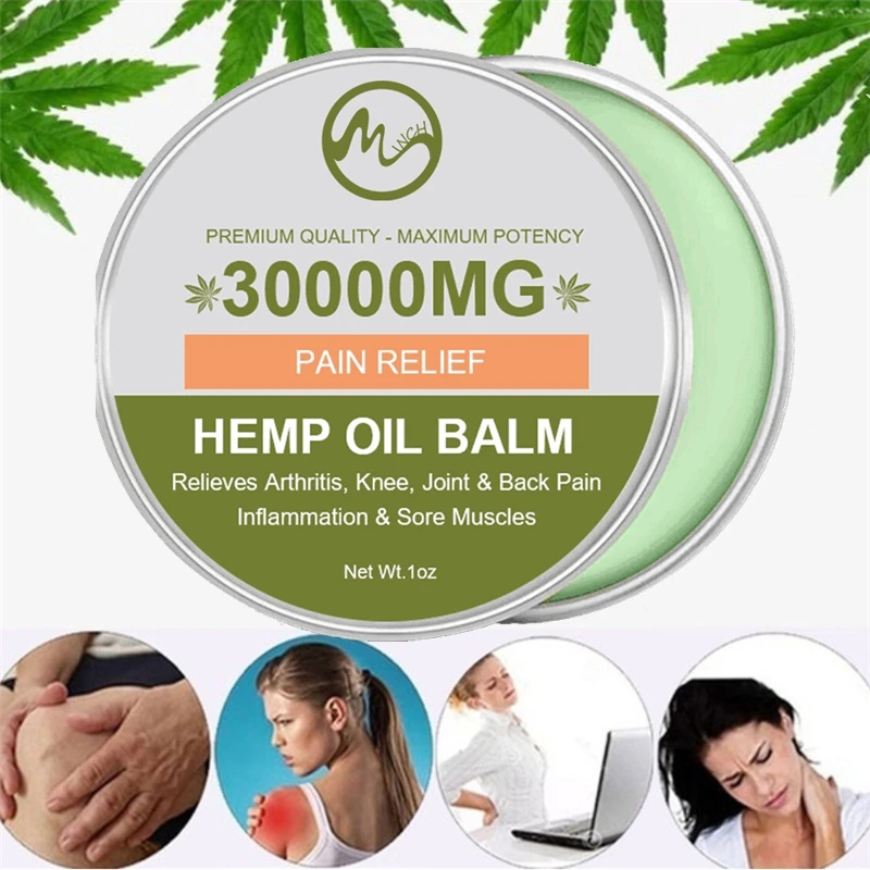 Minch 30000 мг CBD конопляное крем для боли шеи натуральный Мазь облегчение снять