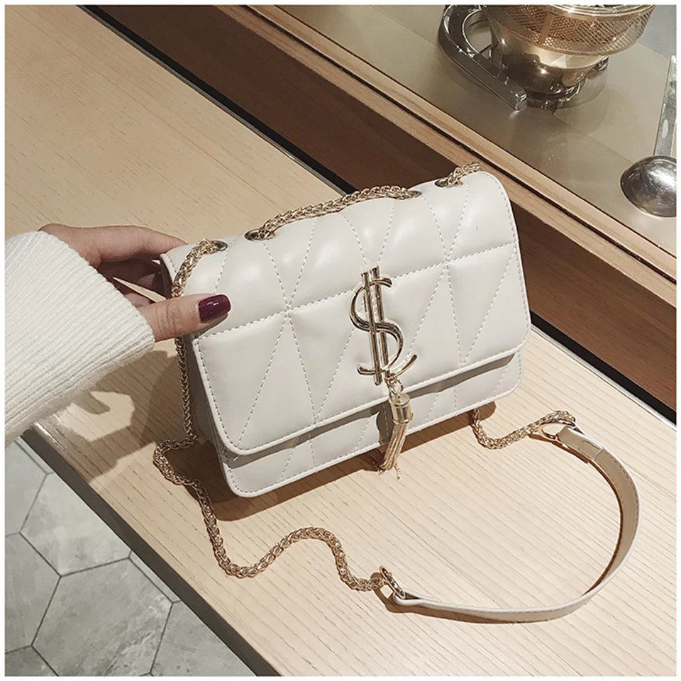 2020 женские сумки через плечо Женская мини кожаная сумка с кисточками модные