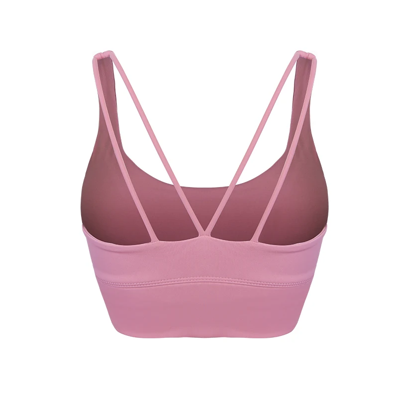

Sports underwear female running shockproof gather finalize the design of yoga sexy vest beauty back can wear fitness bra thin