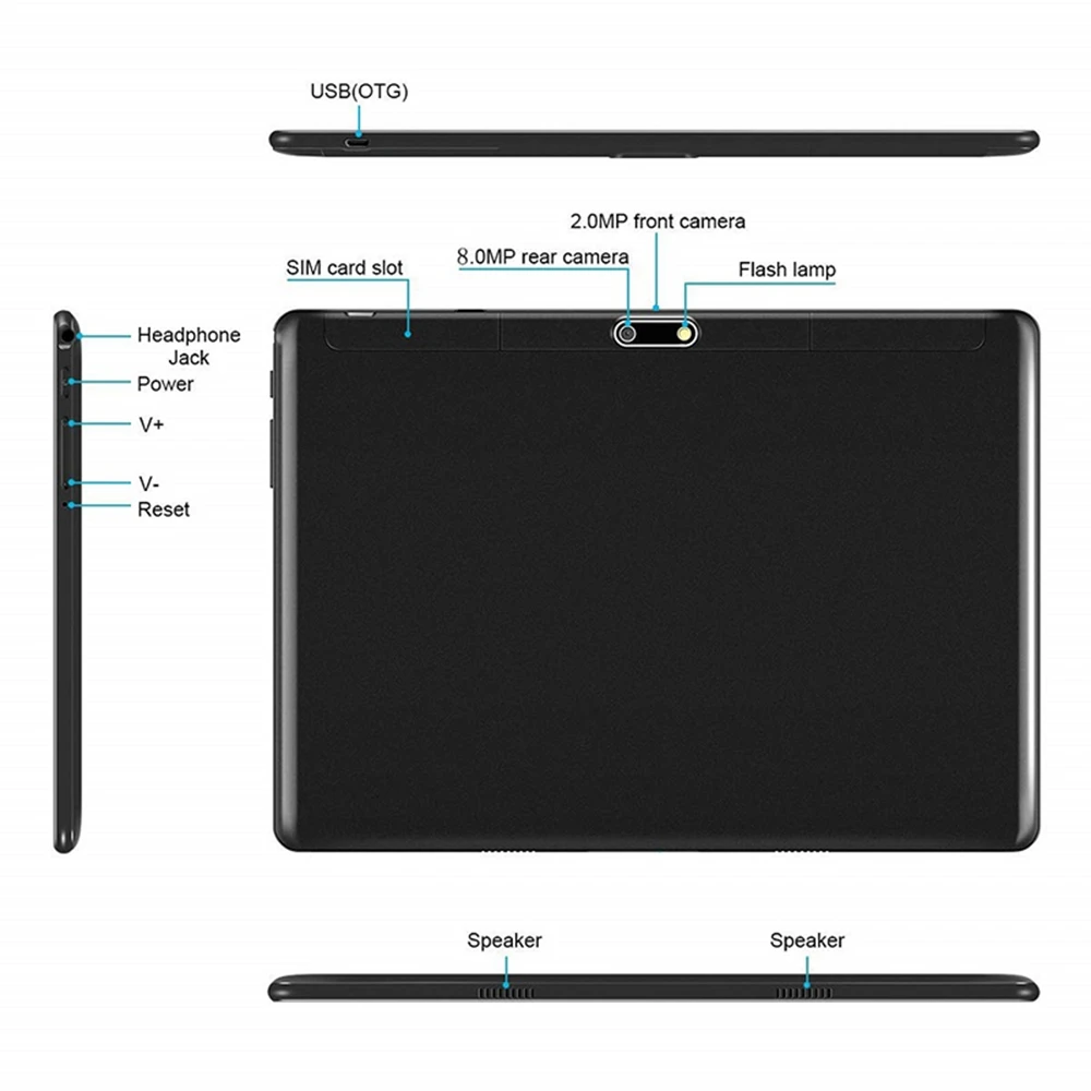 Специальная распродажа! Новый 10-дюймовый планшет с двойной камерой s HD две