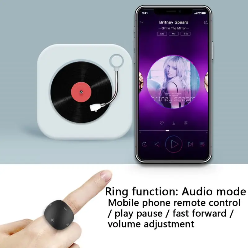 Многофункциональный Bluetooth 5 0 кольцо пульт дистанционного управления PPT Page-Turner