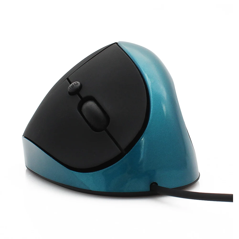 Чуи Проводная вертикальная Мышь игровой здоровый дизайн sem FIO 1600 Точек на дюйм 5D USB