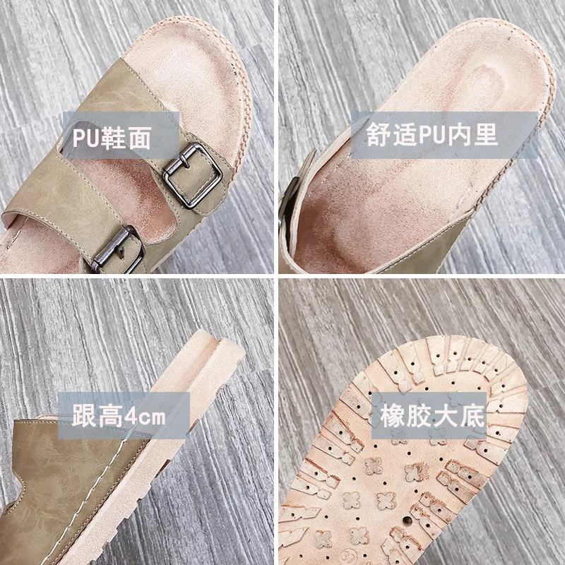 

Shoes Woman 2021 House Slippers Platform Pantofle Luxury Slides Med Shale Female Beach New Designer Flat Sneaker Sabot Fabric Ru
