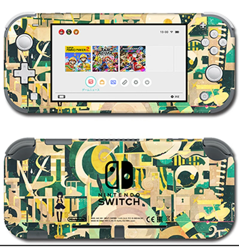 Цветная наклейка для Nintendo Switch Lite Защитная Наклейка Lite|Наклейки| |