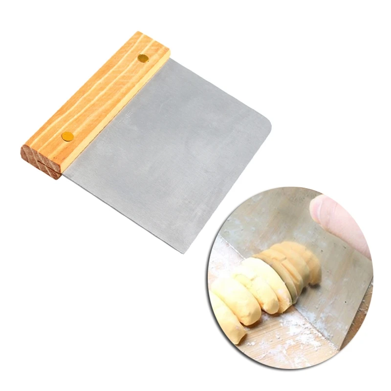 Горячая Распродажа тесто для пиццы скребок Нержавеющая сталь нож Пособия по
