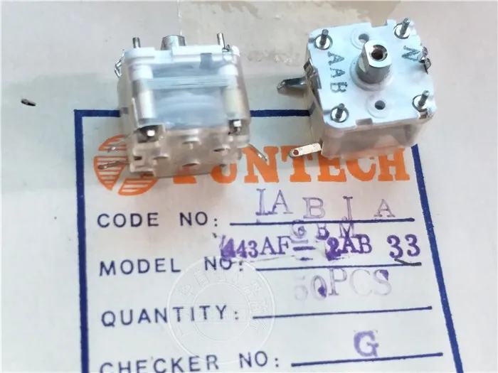 Оригинал новый 100% ПВХ пленка Диэлектрический переменный конденсатор 443AF GBM 2AB 33 9pin