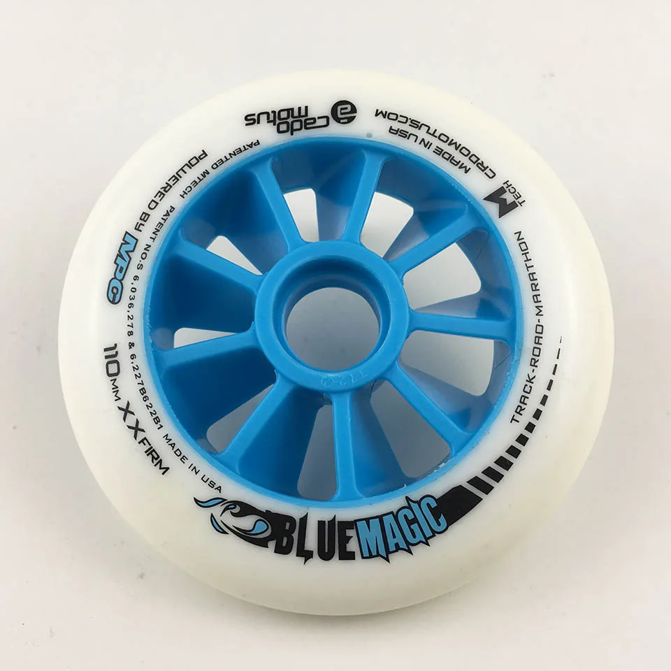 8 шт. MPC черные Волшебные колеса SRC XXFirm XFirm 110/100/90 мм марафонские гоночные шины для роликовых скоростных коньков дорожные катания A094