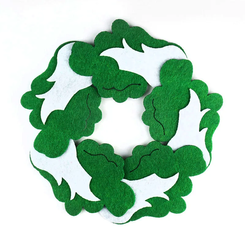 Нашивки из фетра с изображением капусты для самостоятельной сборки детских книг