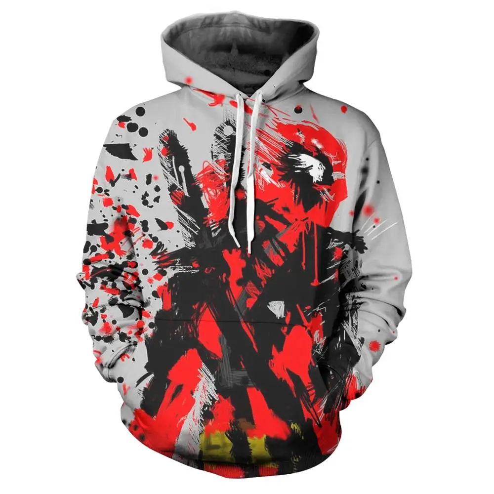 Новинка осени 2020 мультяшный Косплей Дэдпул толстовки для мужчин и женщин 3D