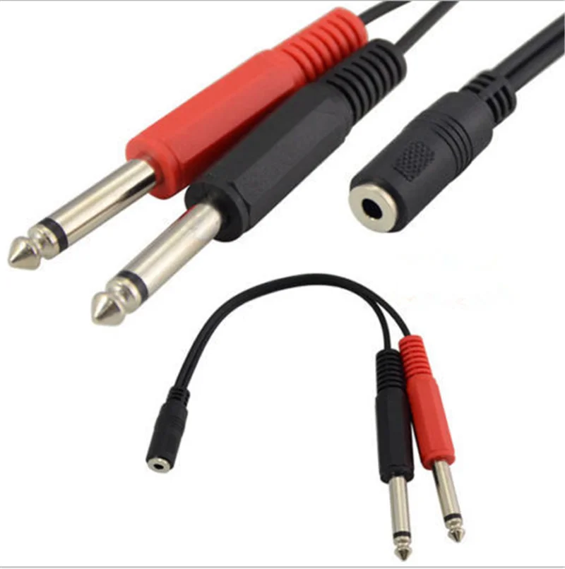 

3.5mm Female Plug to 26.35mm TRS Mono Male Jack Audio Socket Adapter 0.2M Cable