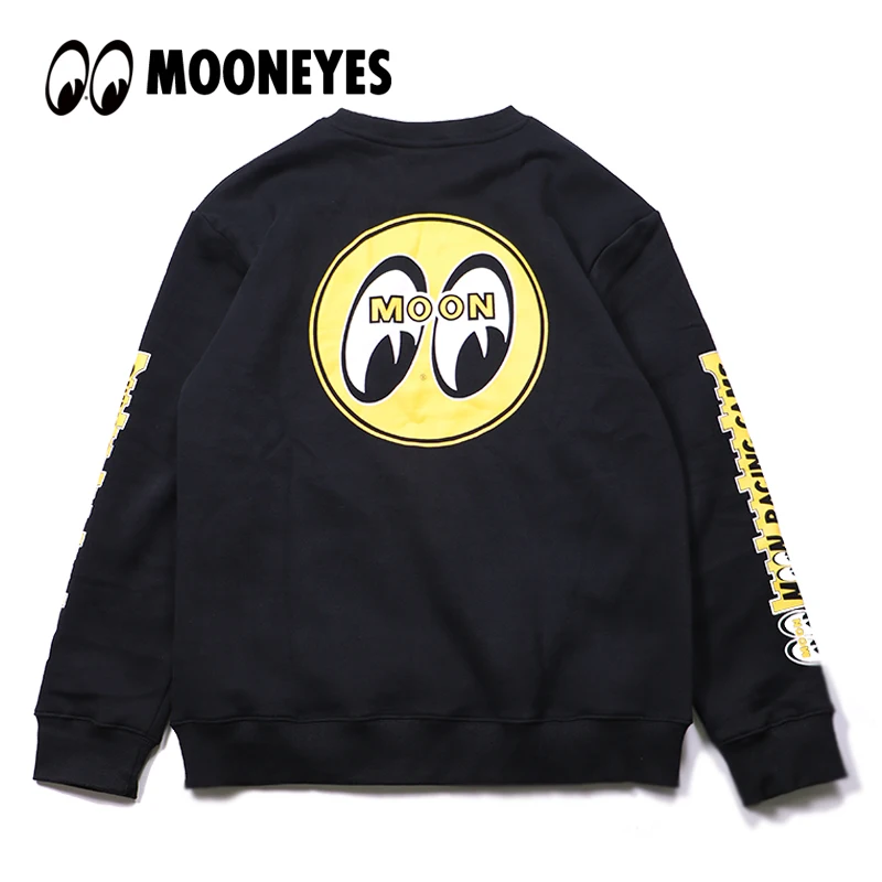 Amekaji mooneyes moon зимняя флисовая Толстовка Harajuku футболка пуловер Толстая Свободная