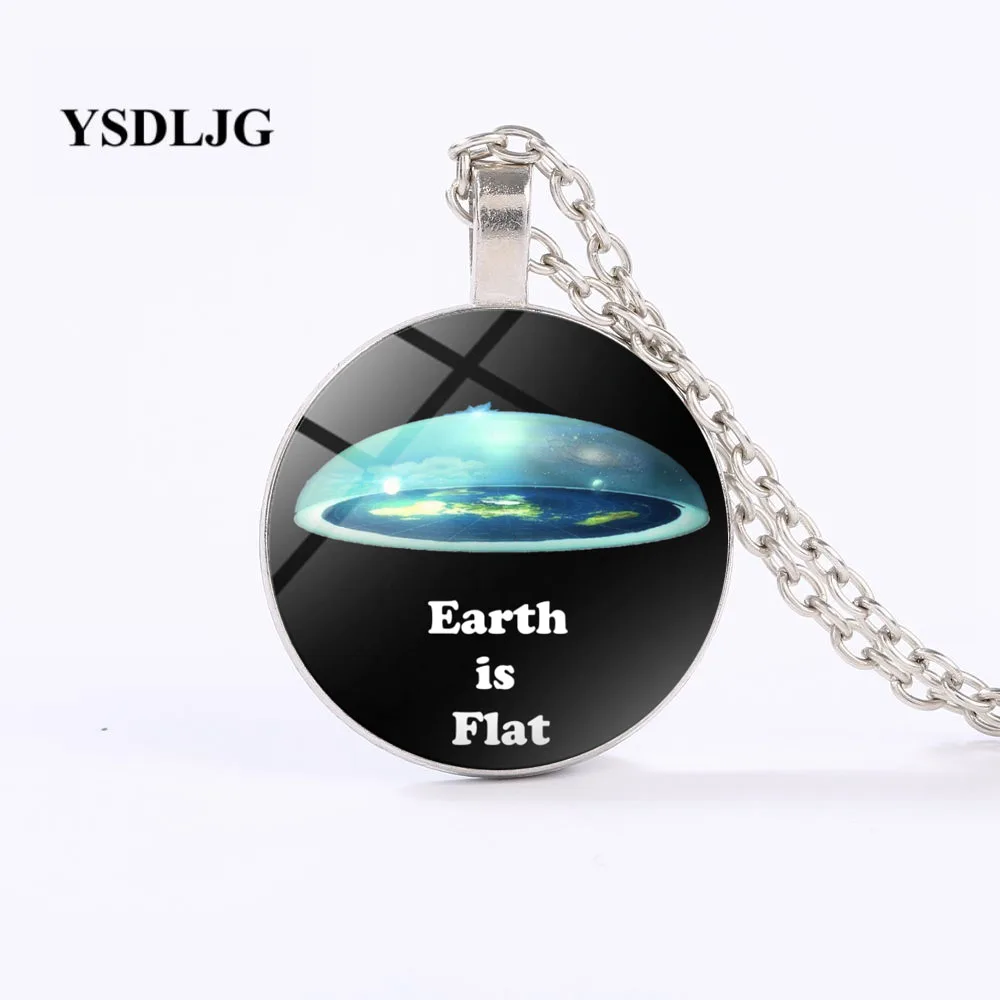 GDRGYB модное Стильное ожерелье на плоской подошве Earth Is Flat Earther Dome Symbol идеальный