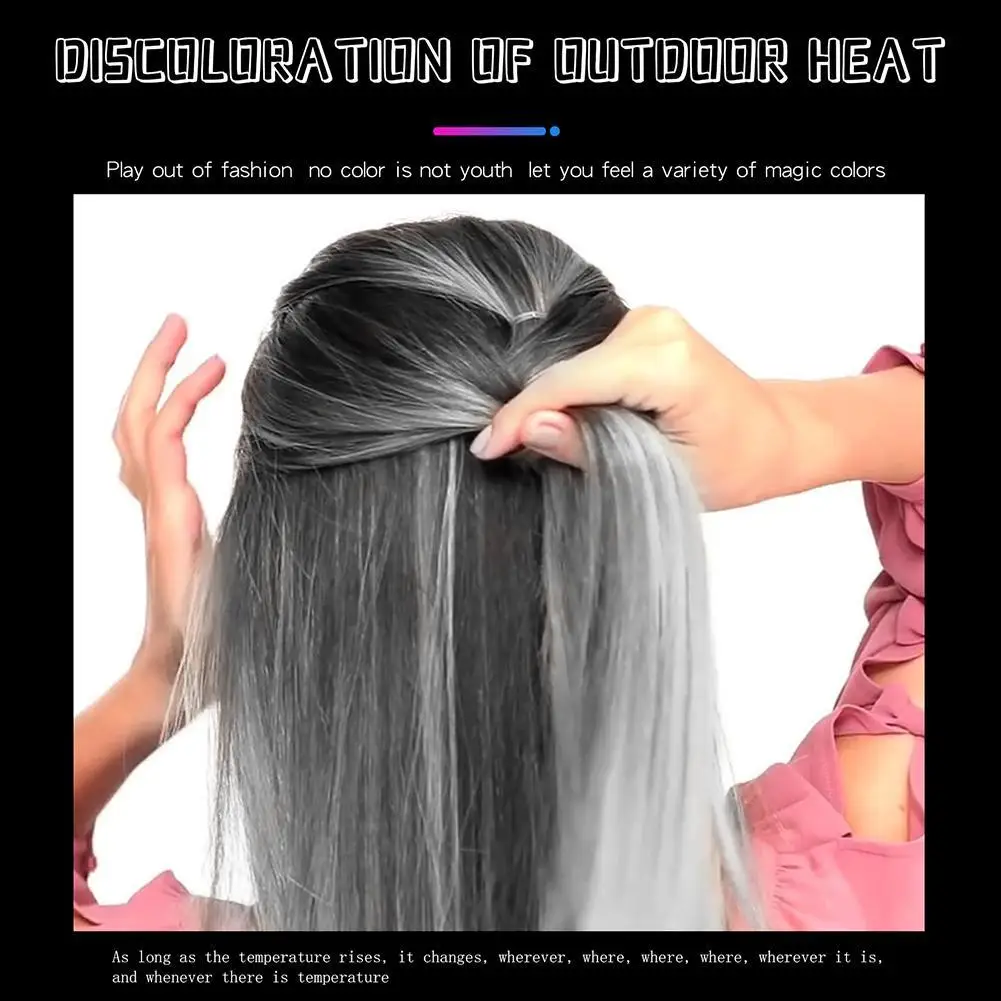 

60ml Hot Thermochromic Color Changing Dye Hair Dye Thermo Cream Gray Hair Color Hair Shade Wax Color Sensing Shifting I6J6