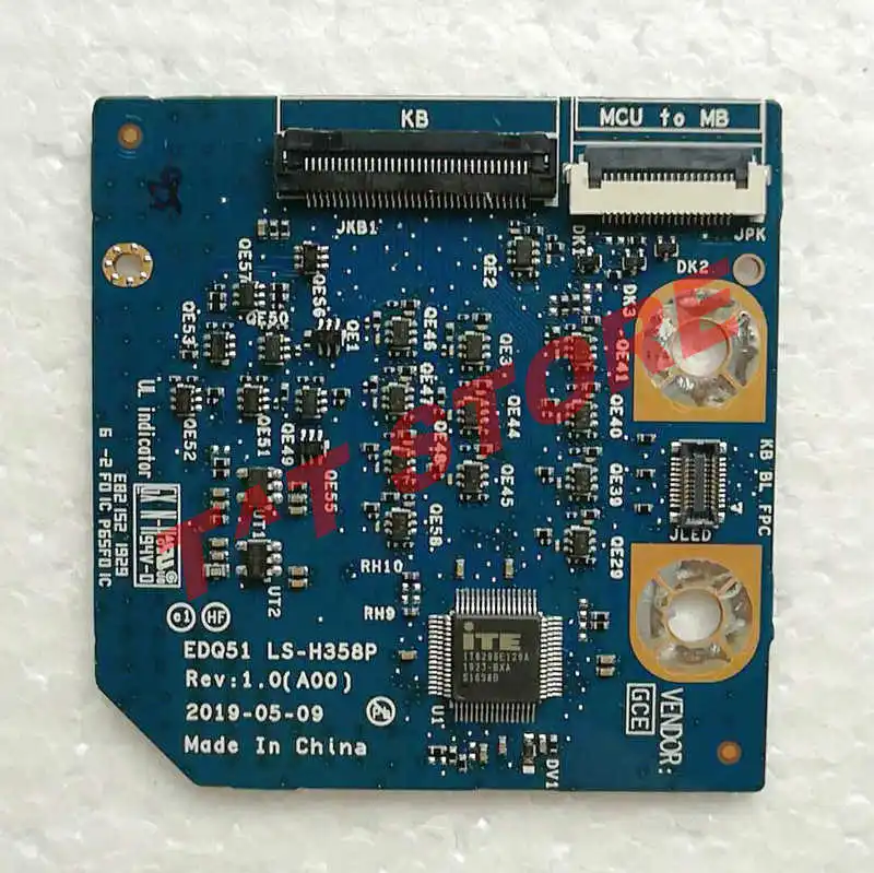 Фото Оригинальный разъем для клавиатуры ноутбука DELL Alienware M51 R2, плата EDQ51 LS-H358P CN-A18B1C A18B1C, тест, хорошая, бесплатная доставка №1