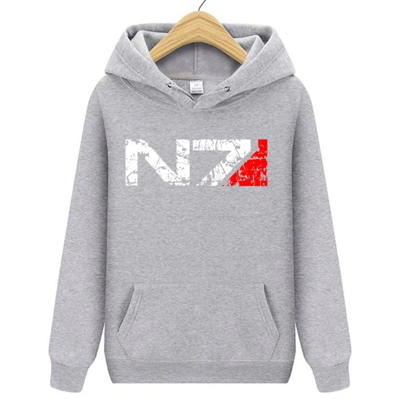 Весенние игры N7 Mass Effect 3 толстовки мужские системы военный альянс эмблема игровые