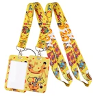 LT1254 шнурок для ключей с аниме-собакой, Обложка для ID-карты, значок для студентов, брелок для ключей, аксессуары для шеи