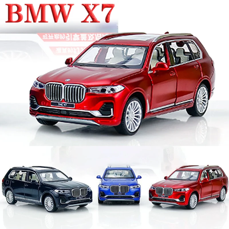 Модель автомобиля BMW X7 1/32 или 1/44 из сплава различные цвета литые модели