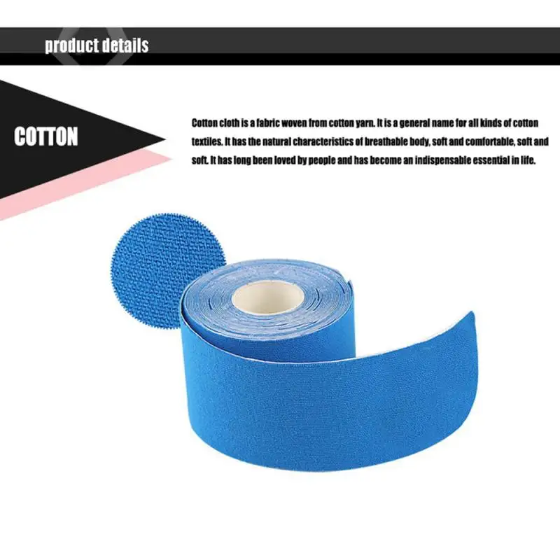 2020 Waterproof Sweat Muscles Sports Bandage Ports Elastic Roll Adhesive Muscle Pain Care Tape Knee Elbow Protector | Спорт и