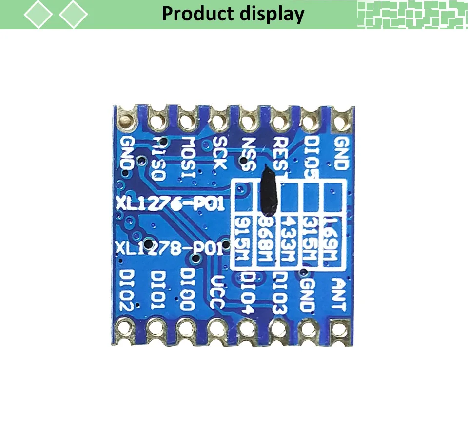 1p 868 МГц Супер низкая мощность RF LoRa модуль SX1276 чип дальней связи приемник и передатчик SPI IOT с антенной