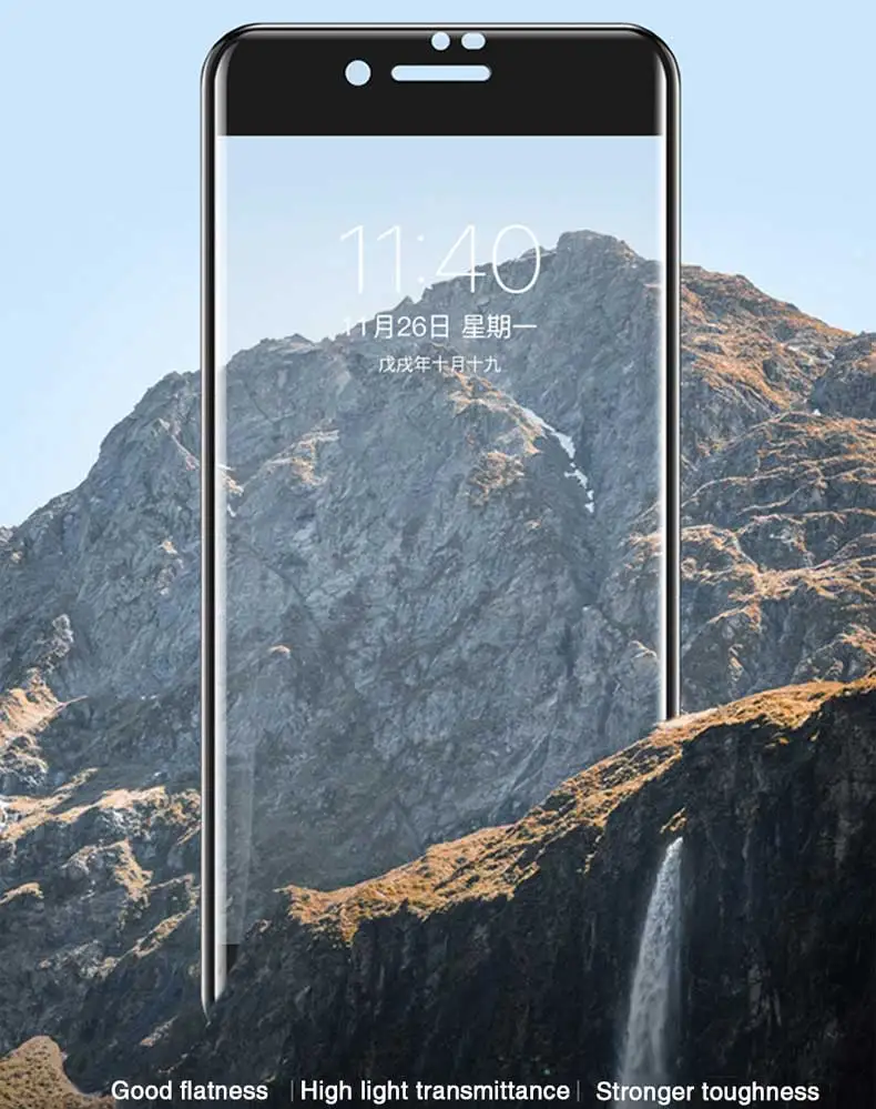 Защитное стекло для iPhone 8 7 6 6S Plus 5 5S SE закаленное стекло для экрана 9D изогнутое стекло на iPhone X XS Max XR Пленка чехол