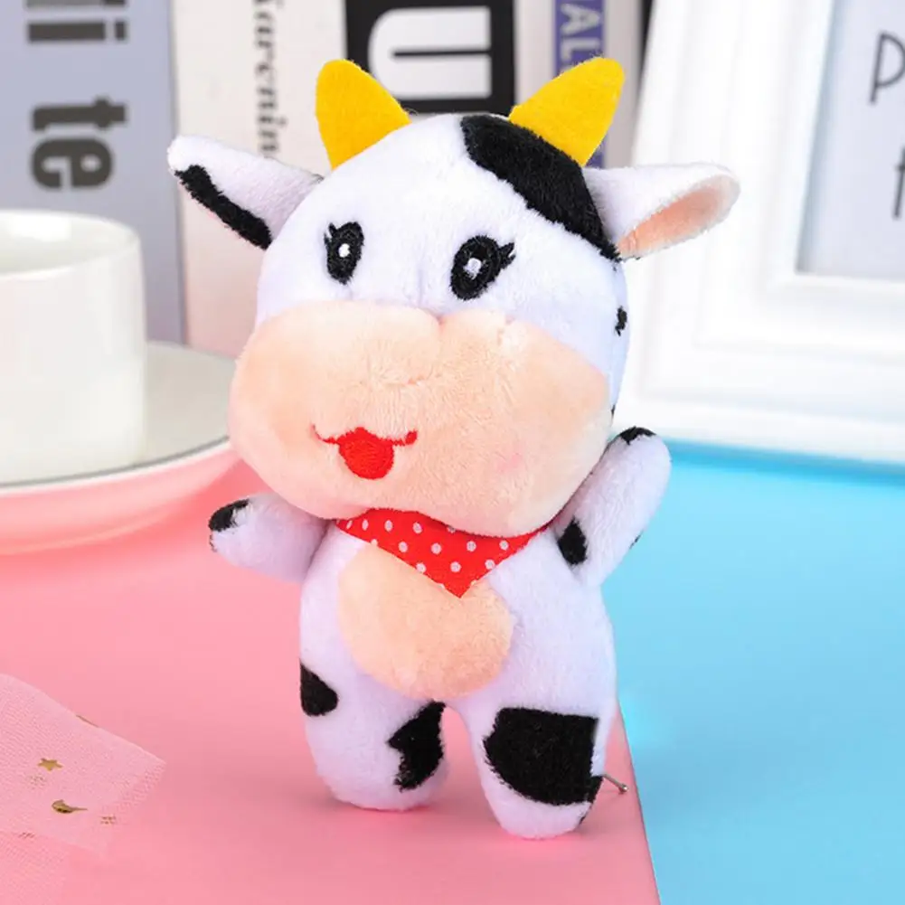 

2021 Ox Year Mascot Korean Style Cute Cattle Stuffed Toy Cow Plush Doll Pendant