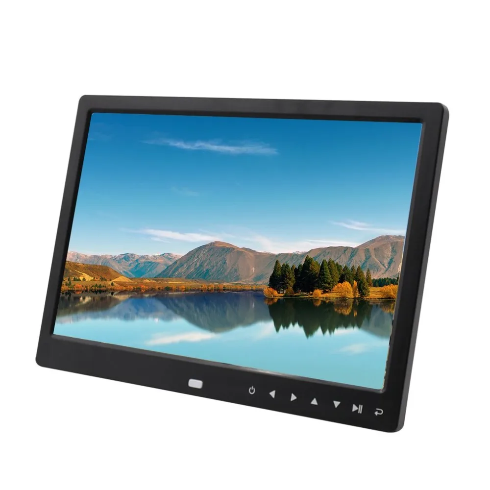 Цифровая фоторамка 12 дюймов электронная цифровая фоторамка ips дисплей с ips lcd 1080P MP3 MP4 видео плеер
