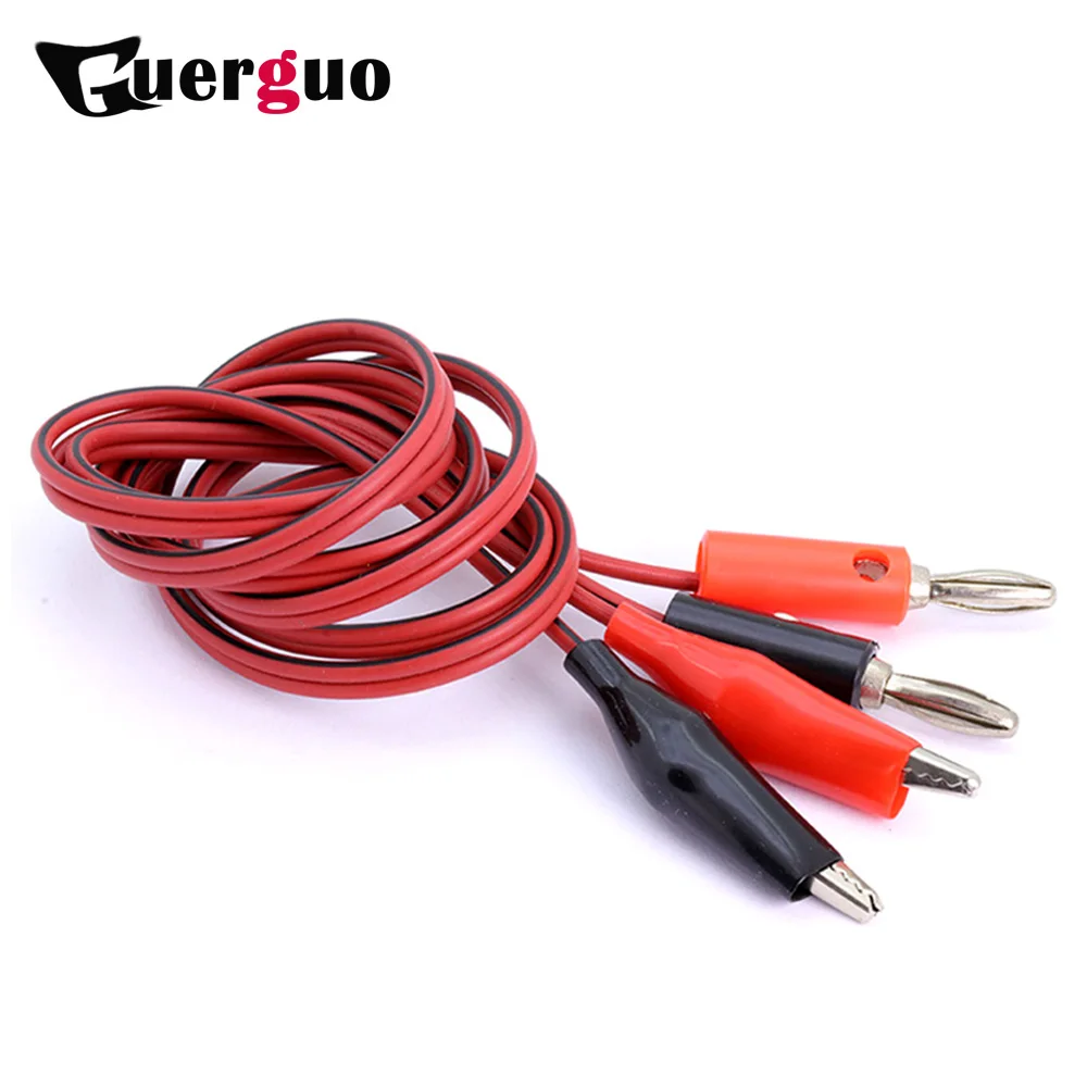 4 мм двойной зажим типа крокодил для разъема банан кабель датчика осциллографа 1 м