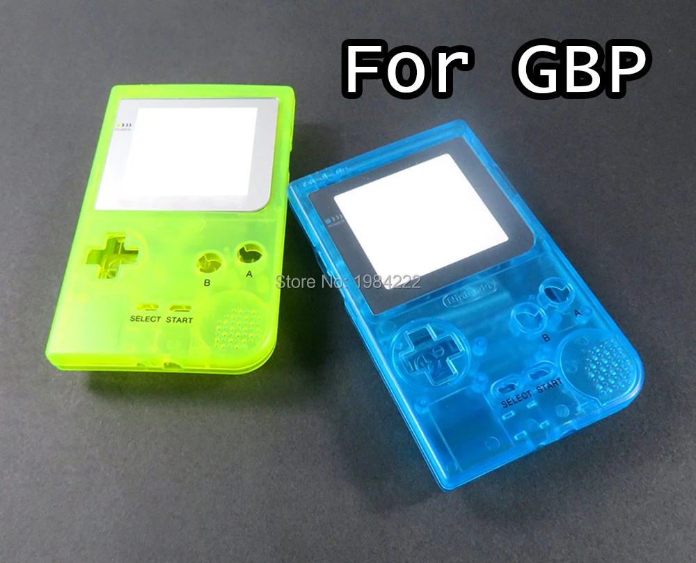 

5 комплектов, светящийся ночью чехол, пластиковый корпус, чехол для игровой консоли Gameboy Pocket для консоли GBP, чехол для корпуса консоли