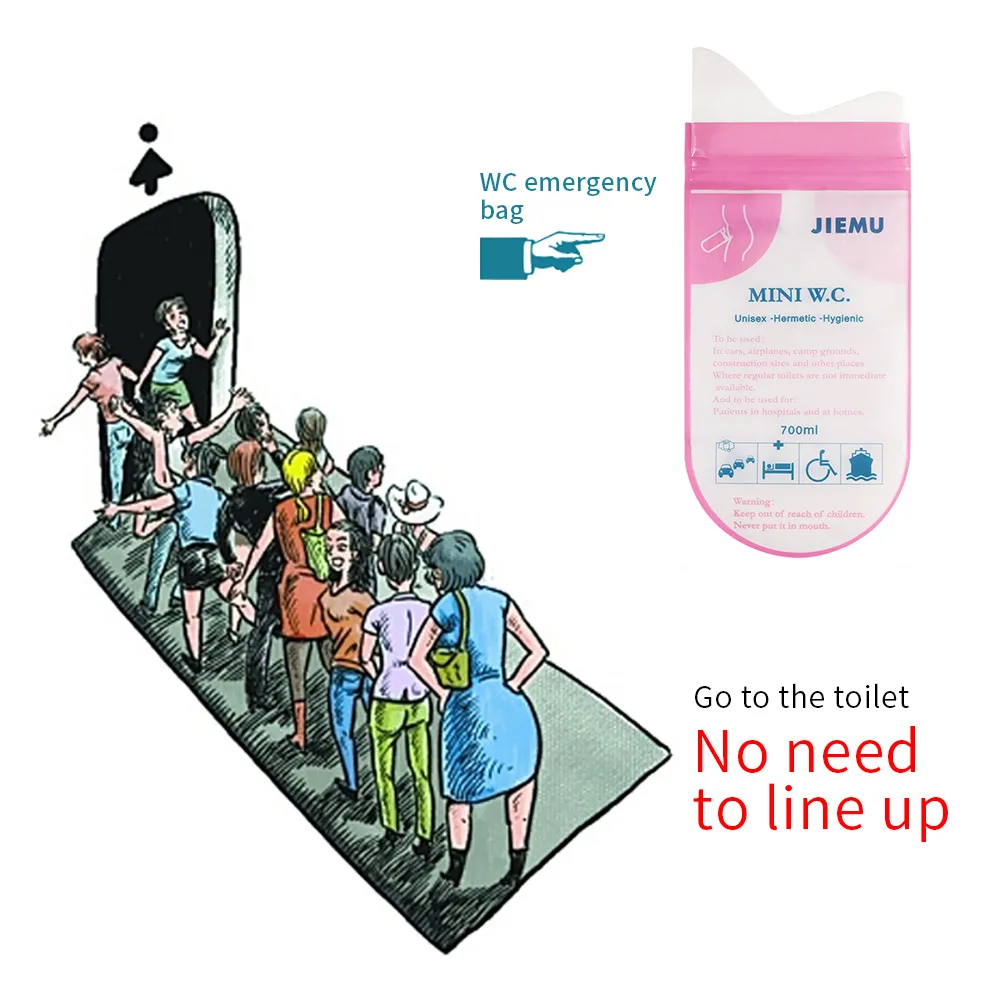 4 шт для отдыха на открытом воздухе одноразовые писсуар сумка чрезвычайных