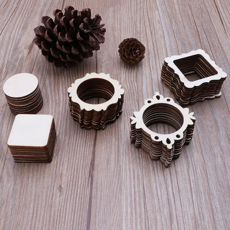 10 шт. декоративные деревянные фоторамки | Дом и сад