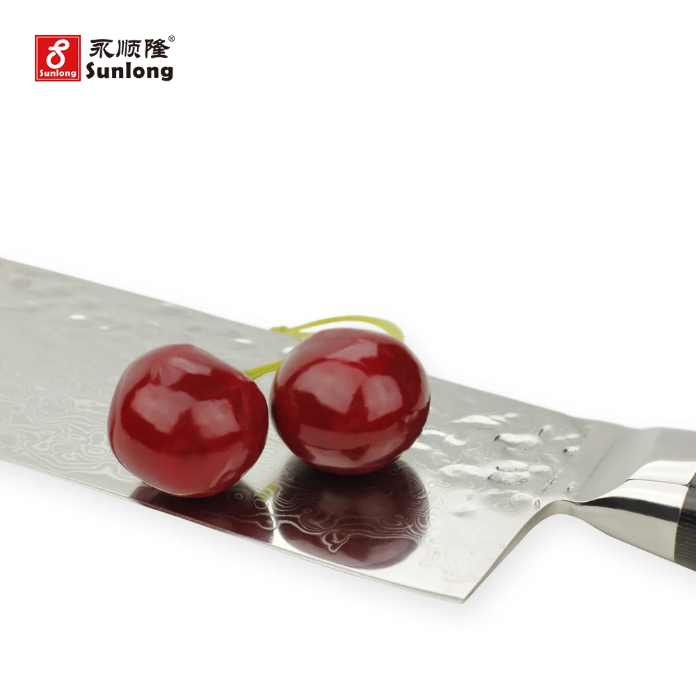 Японские овощные ножи из дамасской стали Sunlong Nakiri 6 5 дюйма Usuba ручка Mikata|Кухонные