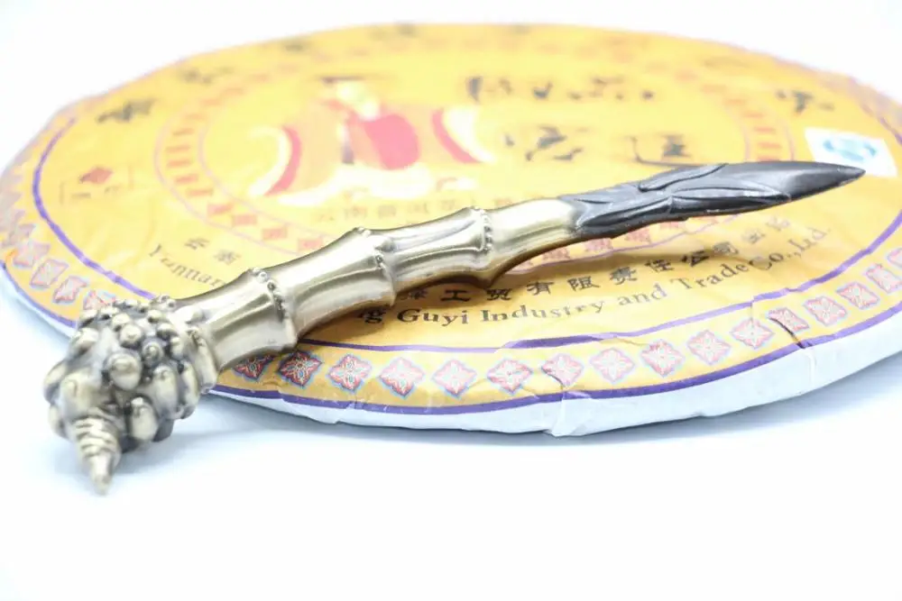 Плоский нож для пуэра принадлежность китайского набора Гун Фу Ча Бамбуковый