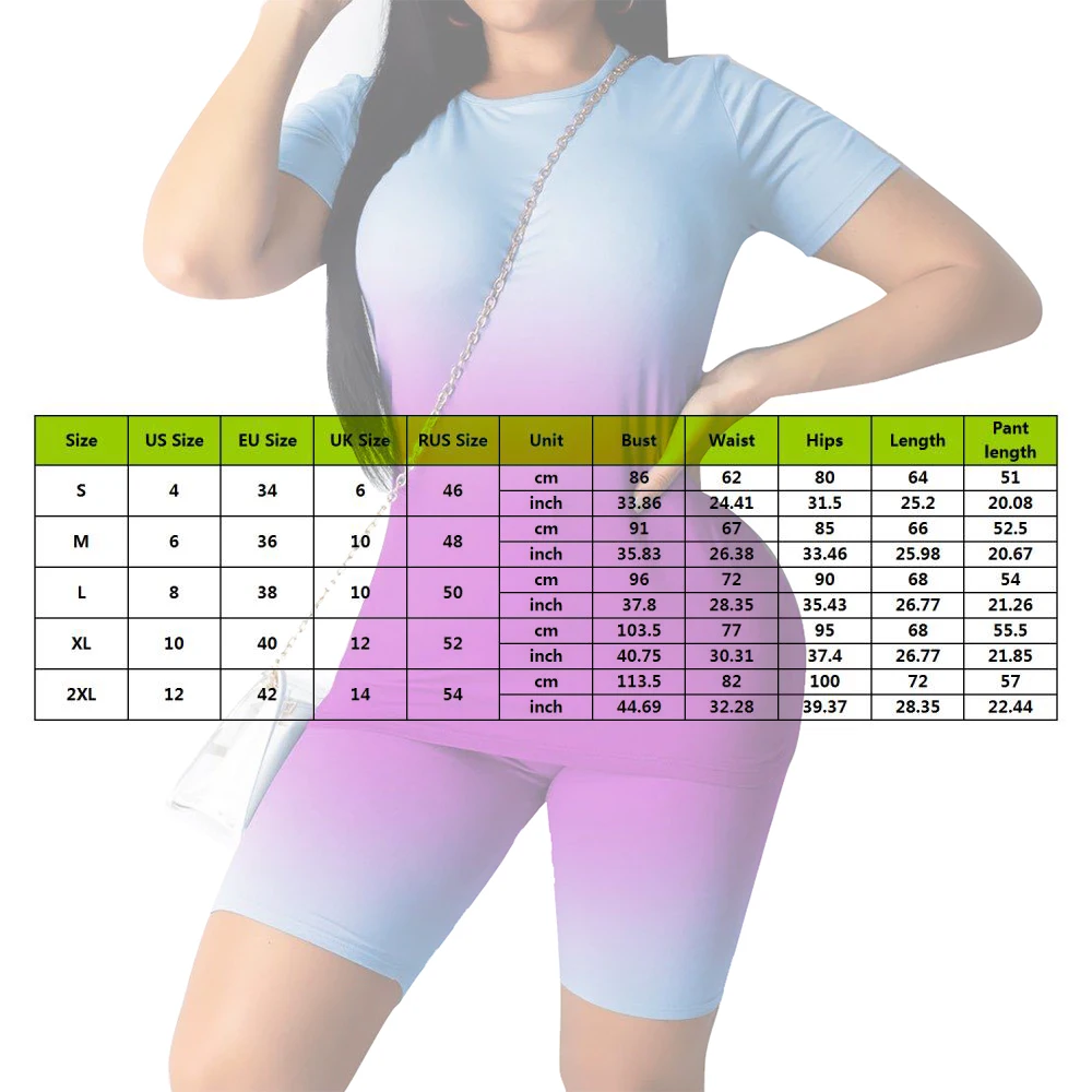 

Womens 2 Pieces Sport Set Summer T Shirt And Shorts Suit Tie Dyed Short Tracksuit Ladies 2020 Fashion Outfits Casual Sweat Suits
