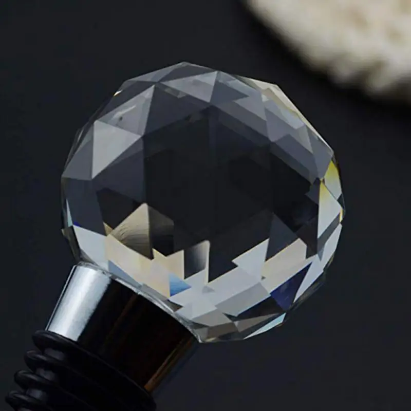 Reusable Crystal Wine Stopper Home Collection Red Bottle Glass Vacuum Seal Barware | Дом и сад