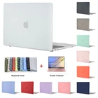 Новый чехол для ноутбука Apple Macbook Air Pro Retina 131516 дюймов Touch Bar ID Air Pro 13,3 A2337 чехол для клавиатуры + защита экрана