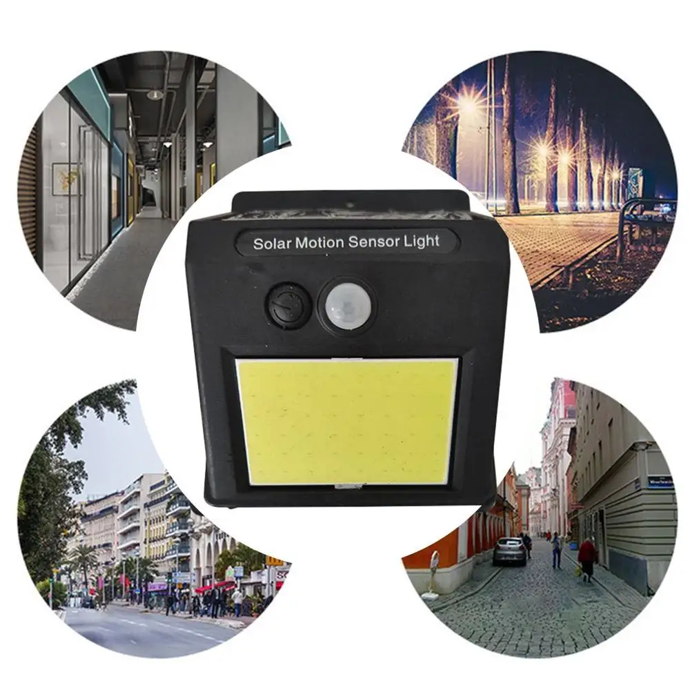 

48 LED Solar Light Outdoor Solar Lamp PIR Motion Sensor Solar Powered Sunlight Street Light for Garden Decoration